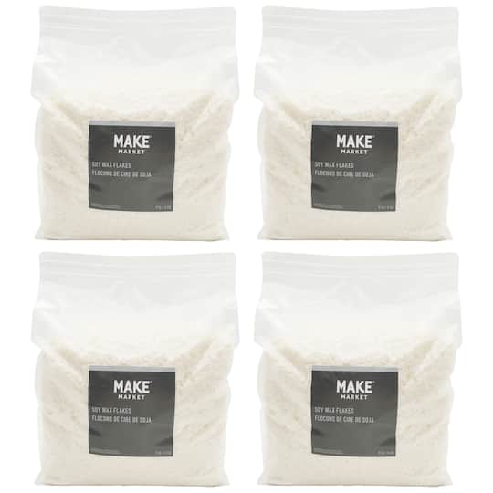 4 Pack: 9lb. Soy Wax Flakes by Make Market®